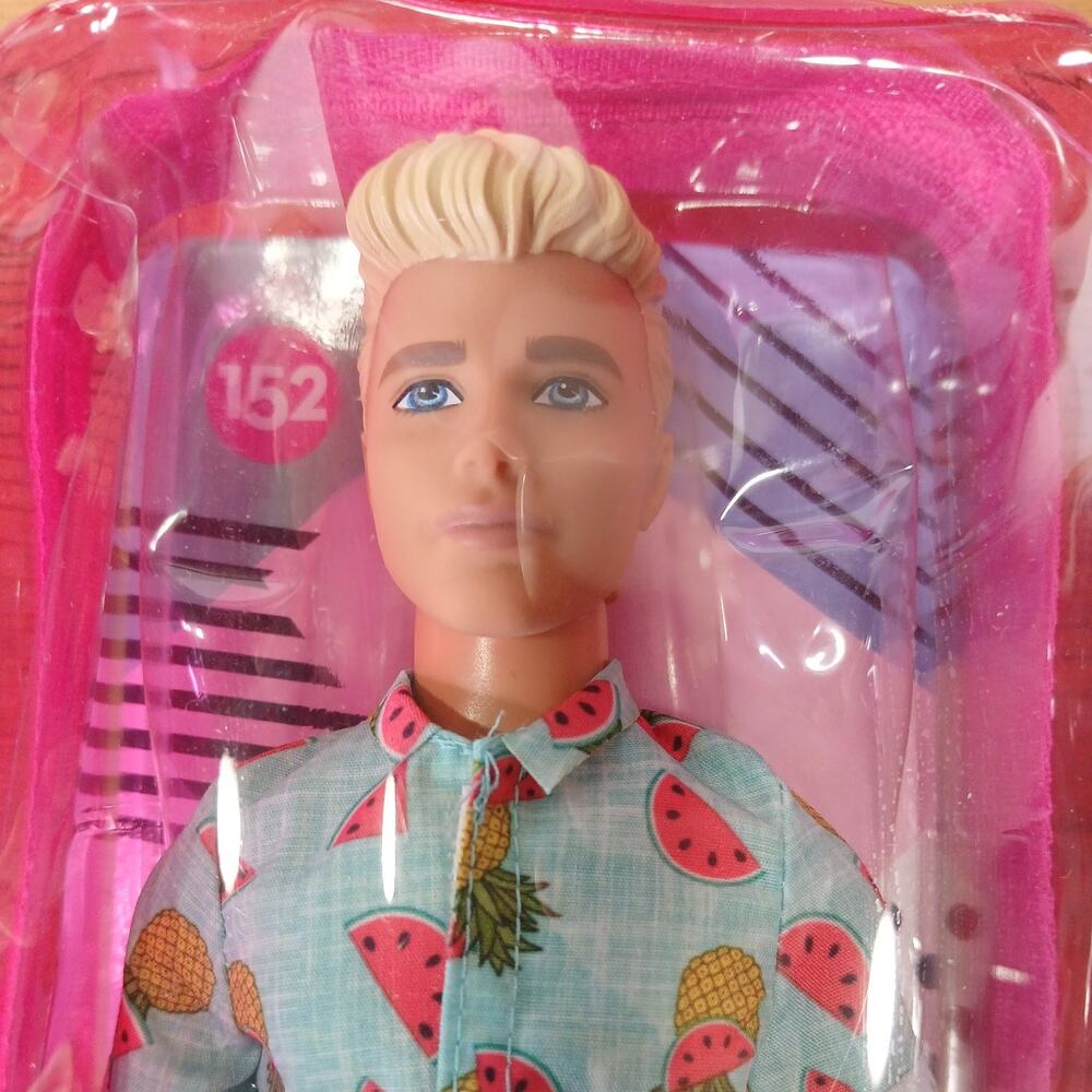 Barbie Fashionistas Ken Doll 2020 # 152 FruitsTop Shorts Sunglasses HTF NEW